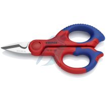 Knipex Electricians' Shears with multi-component grips, fibreglass-reinforced 155 mm (self-service card/blister)