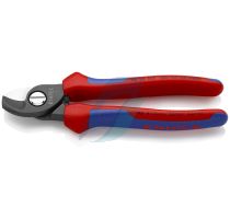 Knipex Cable Shears with multi-component grips burnished 165 mm