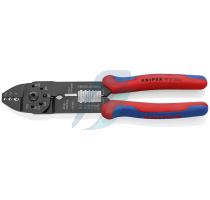 Knipex Crimping Pliers with multi-component grips black lacquered 230 mm