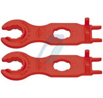 Knipex Set of Mounting Tools for solar cable connectors MC4 (Multi-Contact) 115 mm (self-service card/blister)