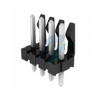 Molex KK 396 Breakaway Header Vertical Square Pin with Friction Lock 4 Circuits Tin (Sn) Plating