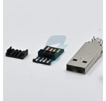 Spectra USB A Male Solder (2.0)
