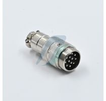 Spectra 12 Pin Mini Round Shell Male Cable Type [19MM]