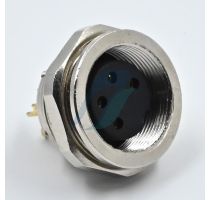 Spectra M16-4FP 4 Pin M16 Female Panel Mount Connector
