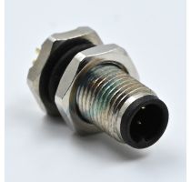 Spectra 4 Pin M5 Bulkhead Male Solder Connector