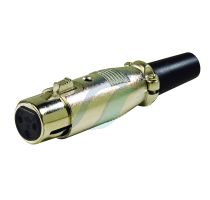 Spectra 4 Pin XLR Female Cable Type Connector