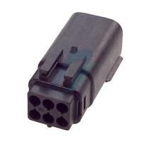 Molex 194190012 MX150L 6 Circuit Plug for 18-22 AWG Wire
