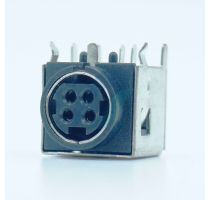 Spectra 4 Pin Power DIN Female Right Angle