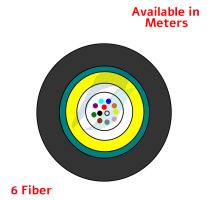Belden 6 Fiber - Central Tube - Glass Yarn/Steel Wire - Armored/Single PE Jacket