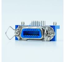 Spectra 14 Pin Centronics Female PCB Right Angle