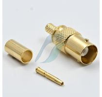 Spectra BNC Female Crimp RG-58 Gold Plated