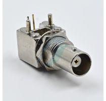 Spectra BNC Female PCB Mount Right Angle Metal Type