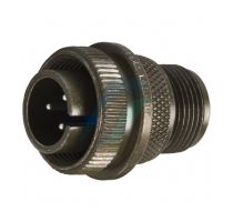 Amphenol Circular MIL Spec Connector 3P Straight Pin Plug 