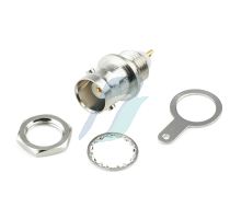 Amphenol B6351B1-NT3G-50 BNC Connector Jack Bulkhead 50 Ohm