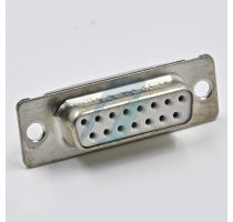 Amphenol FCI 15 Pin D-Sub Female PCB Straight