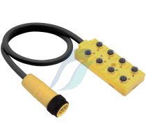 Lumberg Automation M12 Actuator/Sensor Distribution Boxes [8 Ports (LED)]
