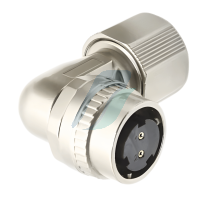 Spectra 2 Pin Right Angle Servo Motor Encoder Connector