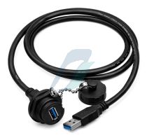 Cnlinko YU Series USB 3.0 Female-Male IP67 Waterproof Data Connector 1 Meter Cable