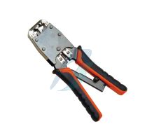 Spectra 8P8C/RJ-45, 6P6C/RJ-12, 6P4C/RJ-11 Modular Plug Hand Crimping Tool Ratchet Action