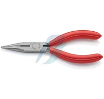 Knipex Snipe Nose Side Cutting Pliers (Radio Pliers) plastic coated black atramentized 140 mm