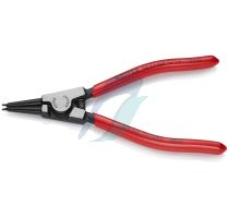 Knipex Circlip Pliers for grip rings on shafts plastic coated black atramentized 140 mm