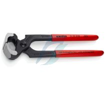 Knipex Hammerhead Style Carpenters' Pincers plastic coated black atramentized 210 mm