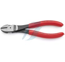 Knipex High Leverage Diagonal Cutter Plastic Coated Black Atramentized 160 mm