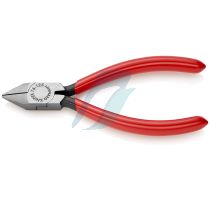 Knipex Diagonal Cutter for electromechanics plastic coated black atramentized 125 mm