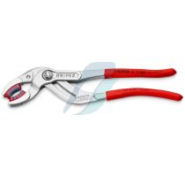 Knipex Siphon and Connector Pliers with non-slip plastic coating chrome-plated 250 mm