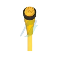 Lumberg Automation Mini, 1 1/8”-Round-Plug Connector, Single-Ended Cordsets,  Numeric Color Code [10 Mtrs]