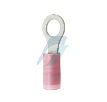 Molex 190730017 Avikrimp Ring Tongue Terminal for 18 to 22 AWG Wire Wire, Stud Size 10 (M5), Length 22.00mm