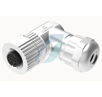 Degson 4 Pin M12 Female Cable Type Right Angle