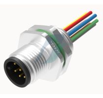 Degson 5 Pin M12 Male Bulkhead Cable Type