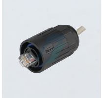 Weipu 7105-RJ45F6II IP67 RJ-45 Plug With Bayonet Coupling