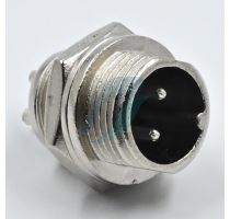 Spectra 2 Pin Mini Round Shell Male Panel Type [12MM]