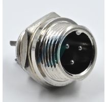 Spectra 3 Pin Mini Round Shell Male Panel Type [12MM]