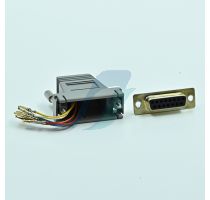Spectra RJ-45 Socket To 15 Pin D-Sub Female Converter