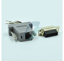 Spectra RJ-45 Socket To 15 Pin D-Sub Male Converter