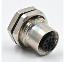 Spectra M12-5FB 5 Pin M12 Female Bulkhead