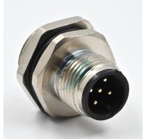 Spectra M12-5MB 5 Pin M12 Male Bulkhead
