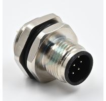 Spectra M12-8MB 8 Pin M12 Male Bulkhead