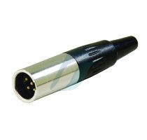 Spectra 3 Pin Mini XLR Male Cable Type Connector